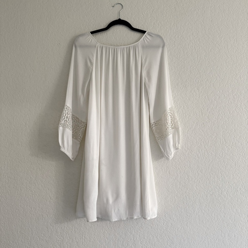 Joie Tabara White Crepe Dress~Small - Picture 7 of 9